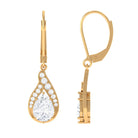 Sparkanite Jewels-Pear Shape Moissanite Teardrop Earrings