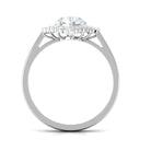 Cushion Cut Moissanite Statement Engagement Ring D-VS1 6 MM - Sparkanite Jewels