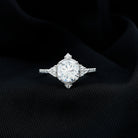 Vintage Style Moissanite Engagement Ring D-VS1 8 MM - Sparkanite Jewels